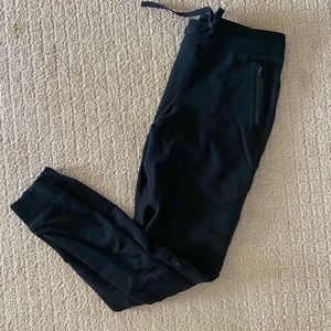 High waist Alo moto sweatpants